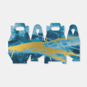 ゲーデアガテジェムストーンブルーと金ゴールド フェイバーボックス (折り畳みなし)