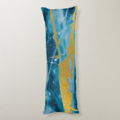 ゲーデアガテジェムストーンブルーと金ゴールド ボディピロー (裏面 (縦))