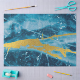 ゲーデアガテジェムストーンブルーと金ゴールド 薄葉紙