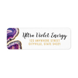 ゲーデアゲートスライスジェムウルトラバイオレット差出人住所 ラベル