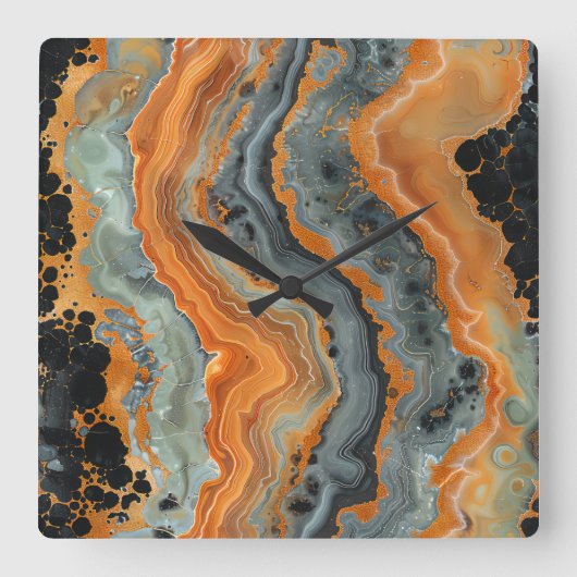 ゲーデウォールクロック スクエア壁時計 (正面)