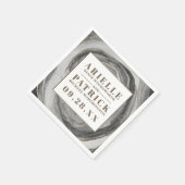 ゲーデゲムストーンアゲ結婚ートナプキン スタンダードカクテルナプキン (角)