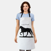 ゲートあり – 自然 エプロン (着用した状態)