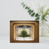 ゲートで制御された庭 ポストカード (スタンド正面)