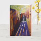 ゲートの挨拶状 カード (黄色い花)