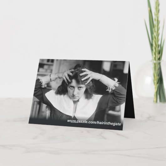 ゲートの毛によるクリスマスのテキストメッセージ シーズンカード (裏面)