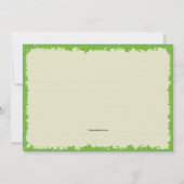 ゲートの競馬の招待状 招待状 (裏面)