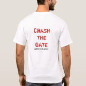 ゲートをぶっ壊せ Tシャツ (裏面)