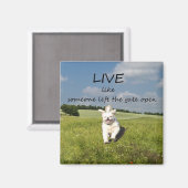 ゲートを開け離れてのように生きる マグネット (正面/裏面)