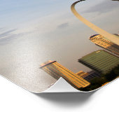 ゲートウェイアーチとセントルイスのダウンタウン フォトプリント            (角)