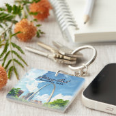 ゲートウェイアーチナショナルパークミズーリセントルイスレトロ キーホルダー (正面右)