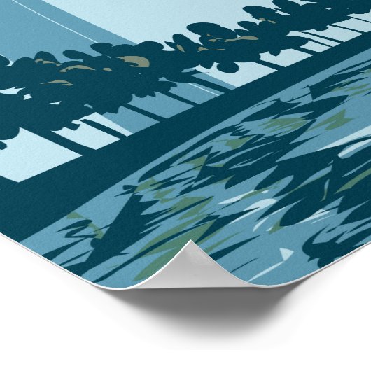 ゲートウェイアーチナショナルパークヴィンテージ ポスター (角)