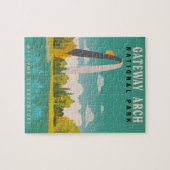 ゲートウェイアーチナショナルパーク – ミズーリセントルイス ジグソーパズル (横)