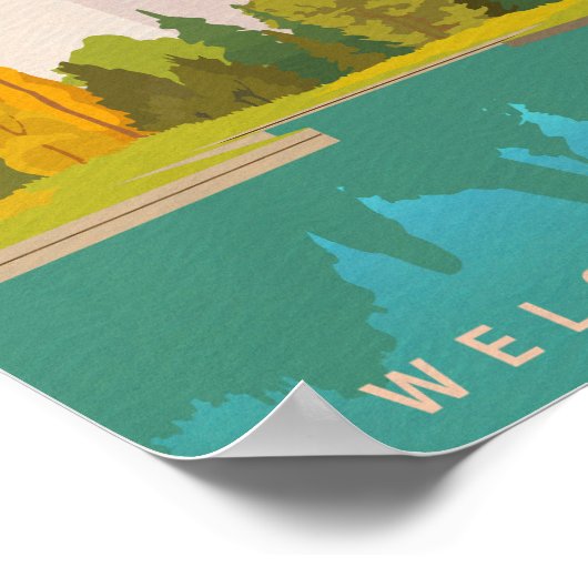 ゲートウェイアーチナショナルパーク – ミズーリセントルイス ポスター (角)