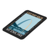 ゲートウェイアーチ国立公園動揺して マグネット (左側)