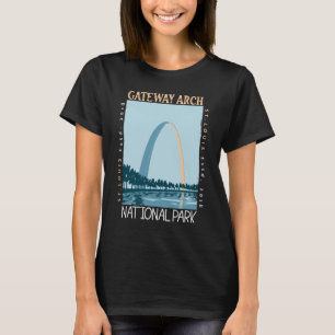 ゲートウェイアーチ国立公園動揺して Tシャツ