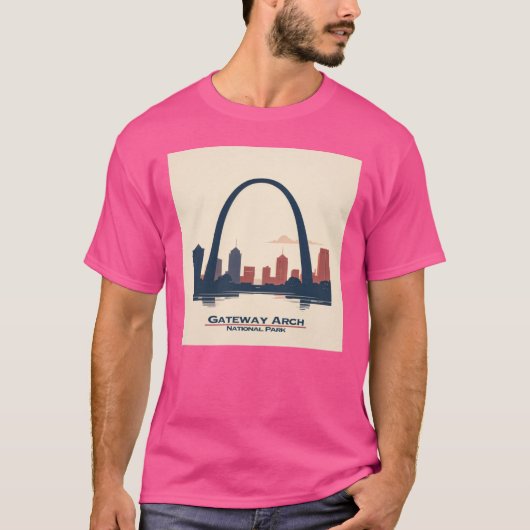 ゲートウェイアーチ国立公園2 Tシャツ (正面)