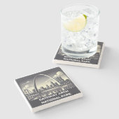 ゲートウェイアーチ国立公園 ストーンコースター (横)