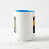 ゲートウェイアーチ |ミズーリ、セントルイス ツートーンマグカップ (中央)