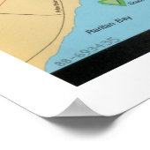 ゲートウェイ国立レクリエーションエリアマップ(1988) NYC ポスター (角)