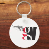 ゲートウェイ女性鍵リング キーホルダー (正面)