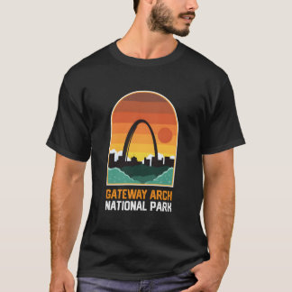 ゲートウェイ・アーチ国立公園スタイル Tシャツ