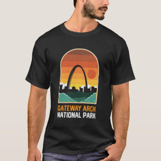 ゲートウェイ・アーチ国立公園スタイル Tシャツ