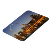 ゲートウェイArch St. Louis Missipisi at Night マグネット (左側)