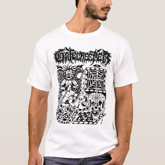 ゲートキーパー - デスメイズ（ブラック） Tシャツ (正面)