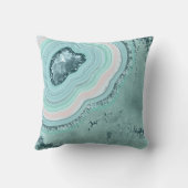 ゲートグリッターティール(緑がかった色)ID647 クッション (裏面)