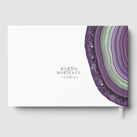 ゲートグリッター結婚のバイオレットID647 ゲストブック (裏面)