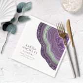 ゲートグリッター結婚のバイオレットID647 スタンダードカクテルナプキン