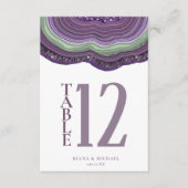 ゲートグリッター結婚のバイオレットID647 招待状 (正面)