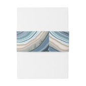 ゲートグリッター結婚ズダスティブルーID647 招待状ベリーバンド (裏面例)