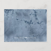 ゲートグリッター結婚ズダスティブルーID647 案内ポストカード (裏面)