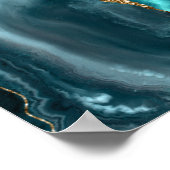 ゲートティール(緑がかった色)金ゴールドス結婚クリプトの歓迎 ポスター (角)