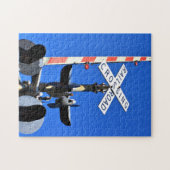 ゲート付き踏切 ジグソーパズル (横)