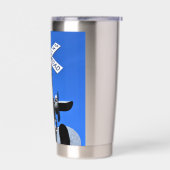 ゲート付き踏切 保温保冷タンブラー (左面)