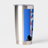 ゲート付き踏切 保温保冷タンブラー (右面)