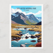 ゲート北極アラスカヴィンテージ旅行場所 ポストカード (正面)