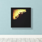 ゲート影 キャンバスプリント (インサイチュ (ウッドフロア))