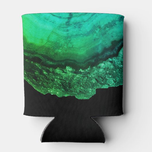 ゲードアゲートグリーン抽象芸術50&ファブラス誕生日 缶クーラー (裏面)