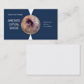 ゲードスフィアアメジスト結晶 名刺 (正面/裏面)