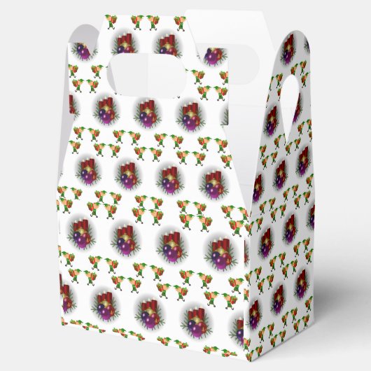 ゲーブルビーフボックスクリスマス フェイバーボックス (オープン)