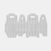 ゲーブルビーフボックスストライプグレーと白 フェイバーボックス (折り畳みなし)