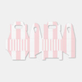 ゲーブルビーフボックスストライプピンクと白 フェイバーボックス (折り畳みなし)