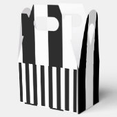 ゲーブルビーフボックスストライプ白黒 フェイバーボックス (オープン)