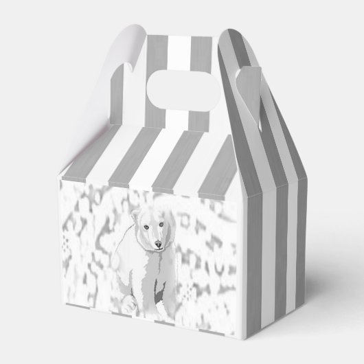 ゲーブルビーフボックスポーラベアストライプグレー フェイバーボックス (裏面サイド)