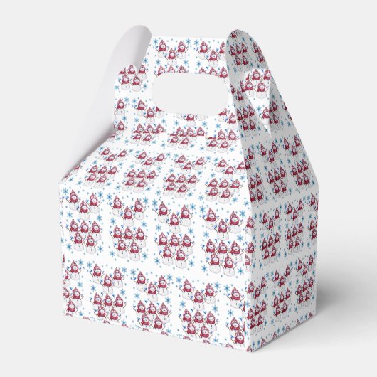 ゲーブルビーフボックス雪だるま フェイバーボックス (正面サイド)