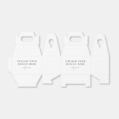 ゲーブルビーフボックス、自分で4"x 5" フェイバーボックス (折り畳みなし)